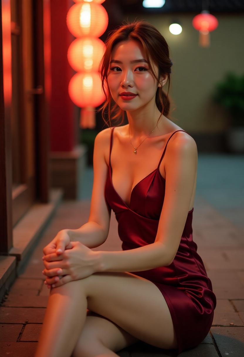 地下礼堂的旧校徽与木椅